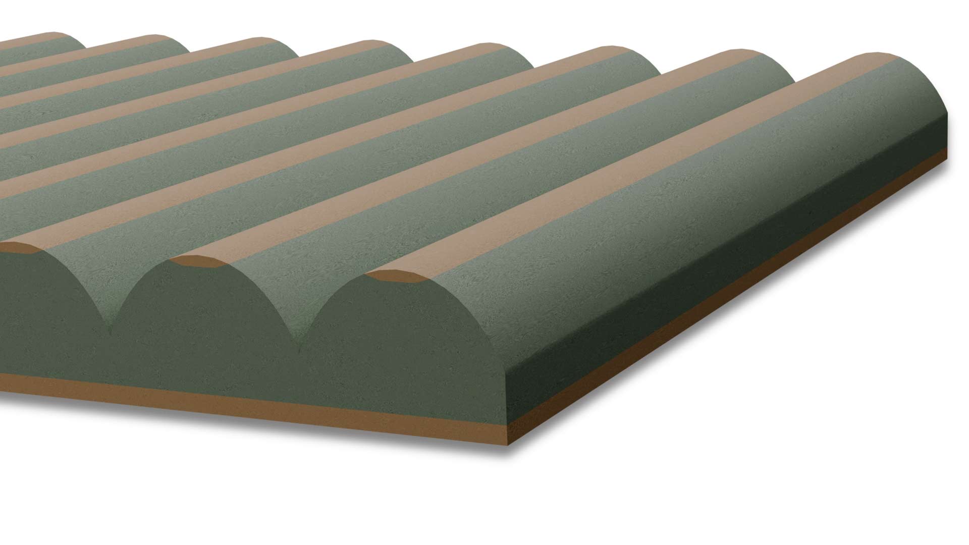 Fluted MDF Panels - Ridge Width 30mm Fluted MDF Panels - Ridge Width 30mm